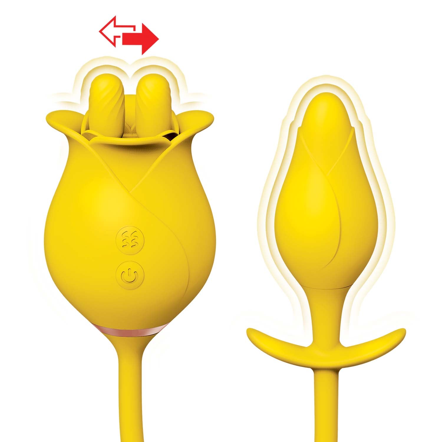 CLIT-TASTIC TULIP FINGER MASSAGER & PLEASURE PLUG