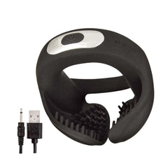 COCKPOWER SCROTUM HUGGER COCK RING-BLACK