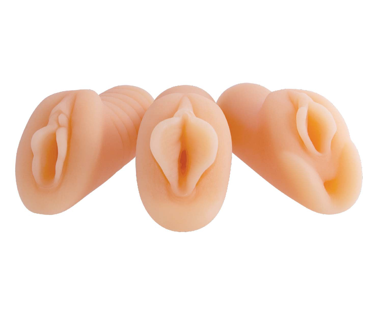 ALWAYS HORNY MASTURBATORS 3 PACK POCKET SIZE STROKERS-WHITE