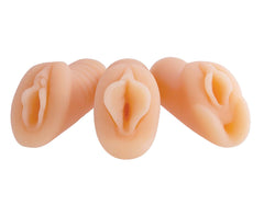 ALWAYS HORNY MASTURBATORS 3 PACK POCKET SIZE STROKERS-WHITE
