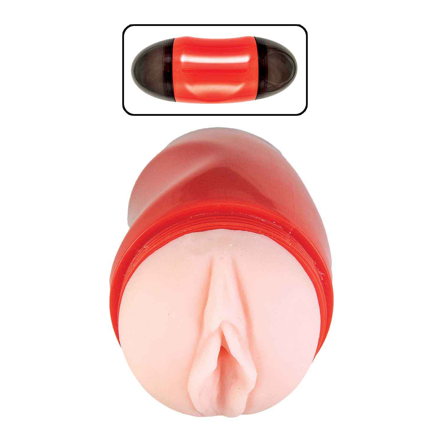 DELITE TWO WAYS MOUTH & VAGINA-WHTE