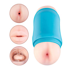 DELITE TWO WAYS MOUTH & ASS-WHITE