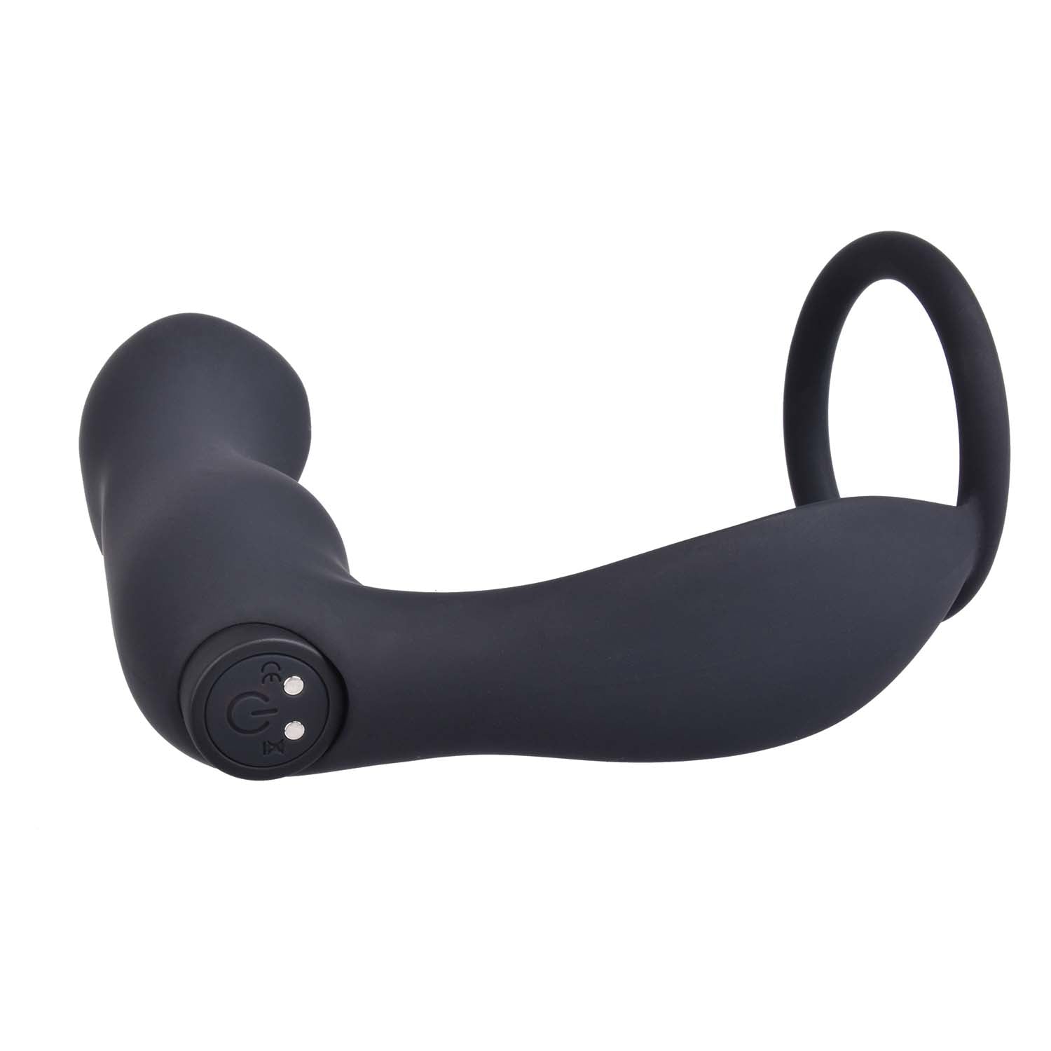 ASS-SATION REMOTE CONTOURED ANAL PLUG-BLACK