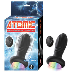 ATOMIC THRUSTING LIGHT-UP TWISTER PLUG-BLACK