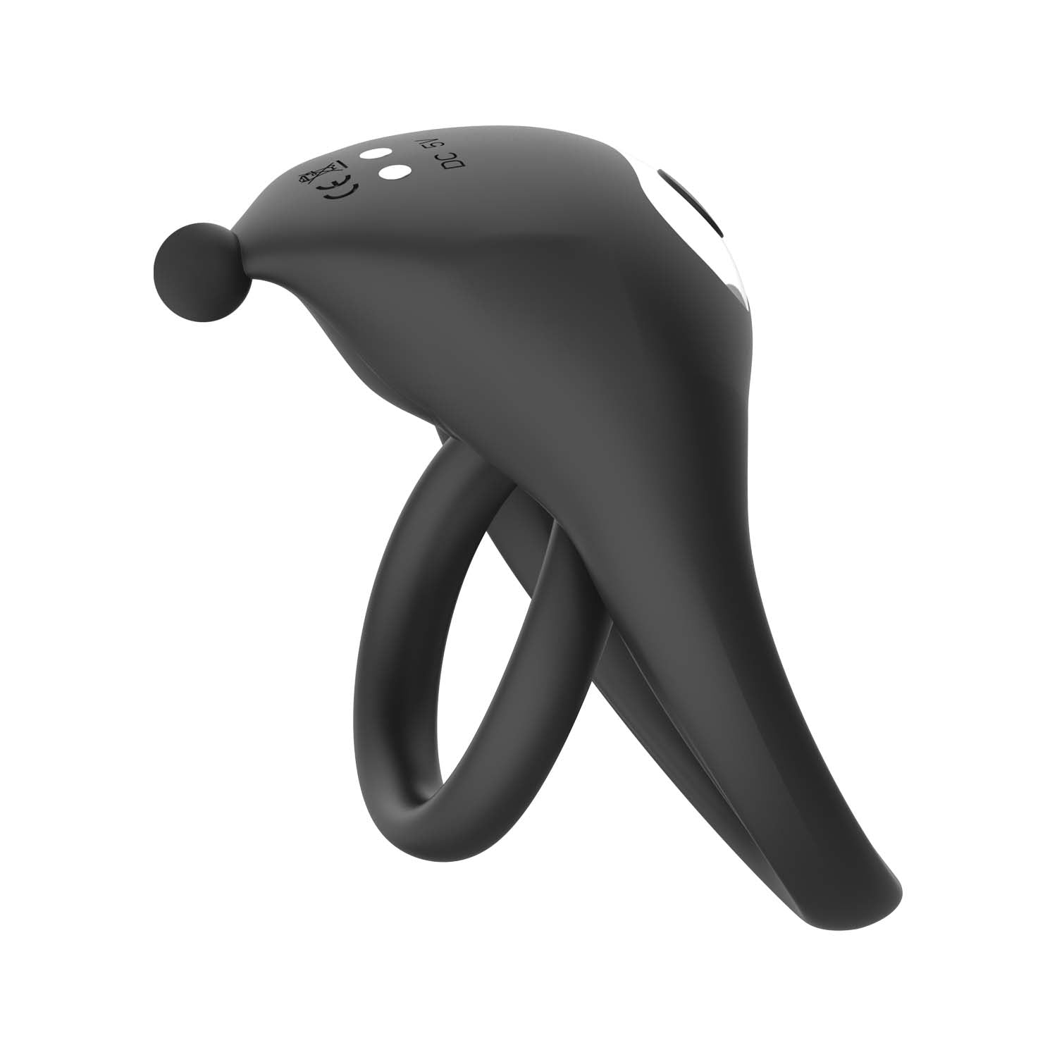 COCKPOWER REMOTE CONTROL PLEASURE RING-BLACK