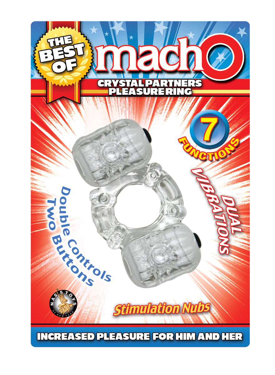 CRYSTAL PARTNERS PLEASURE COCK RING