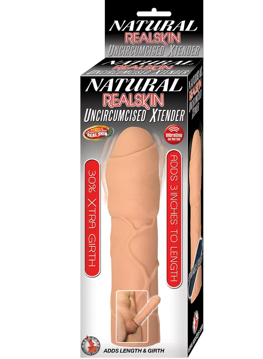 REALSKIN VIB UNCIRCUMCISED PENIS EXTENDER